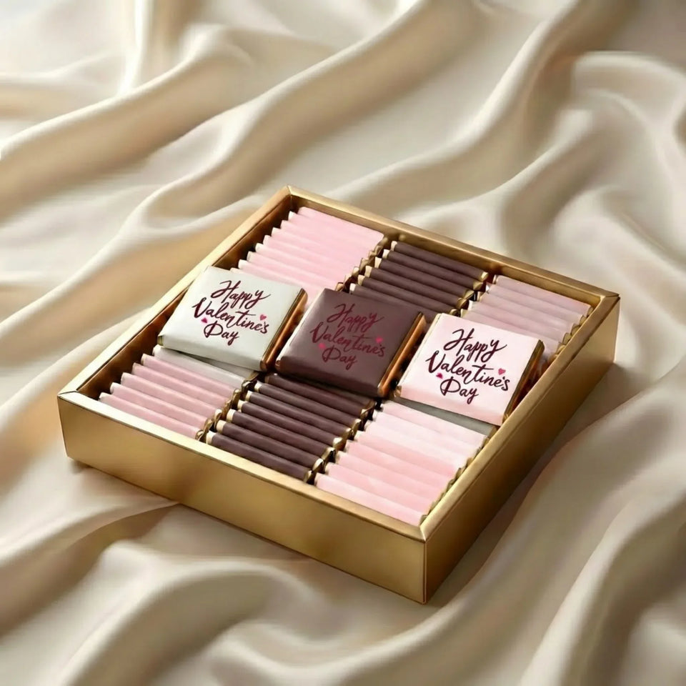 The Amour Anthology: Romantic Keepsake Box - Personalized Valentine's Day Chocolate Favors