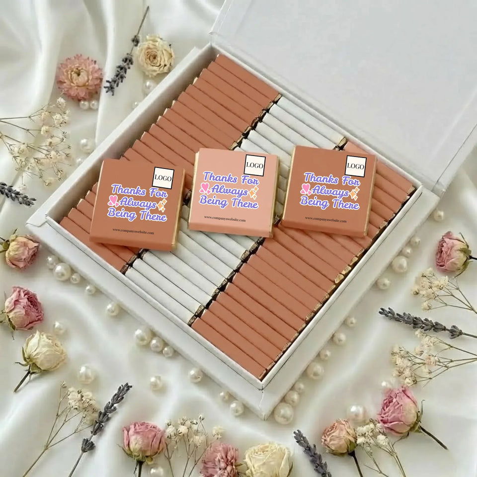 Client Appreciation: Signature Thank You Series - Personalized Corporate Chocolate Favors