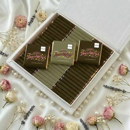 Legacy & Longevity: Anniversary Excellence - Personalized Corporate Chocolate Favors