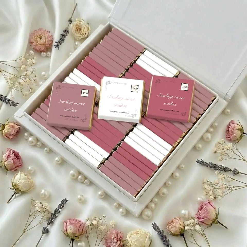 Client Appreciation: Signature Thank You Series - Personalized Corporate Chocolate Favors