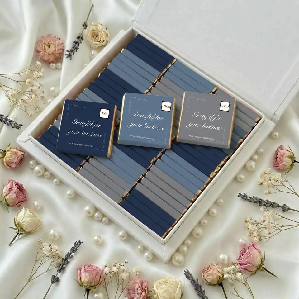 Client Appreciation: Signature Thank You Series - Personalized Corporate Chocolate Favors