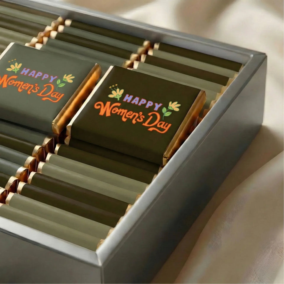 Goddess Aura: Celebrating Female Brilliance - Personalized Women's Day Chocolate Favors
