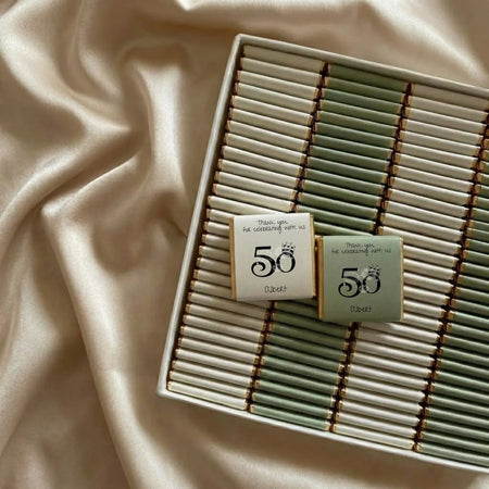 The Purest Elegance - Personalized Birthday Chocolate Favors