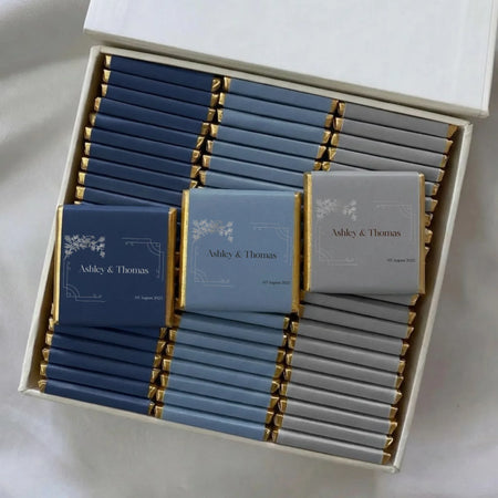 Modern Boho - Personalized Wedding Chocolate Favors