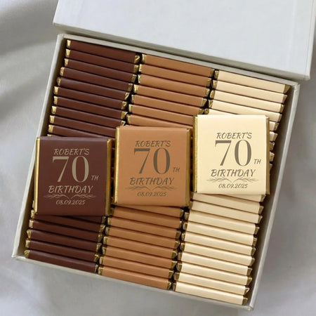 Timeless Heritage - Personalized Birthday Chocolate Favors