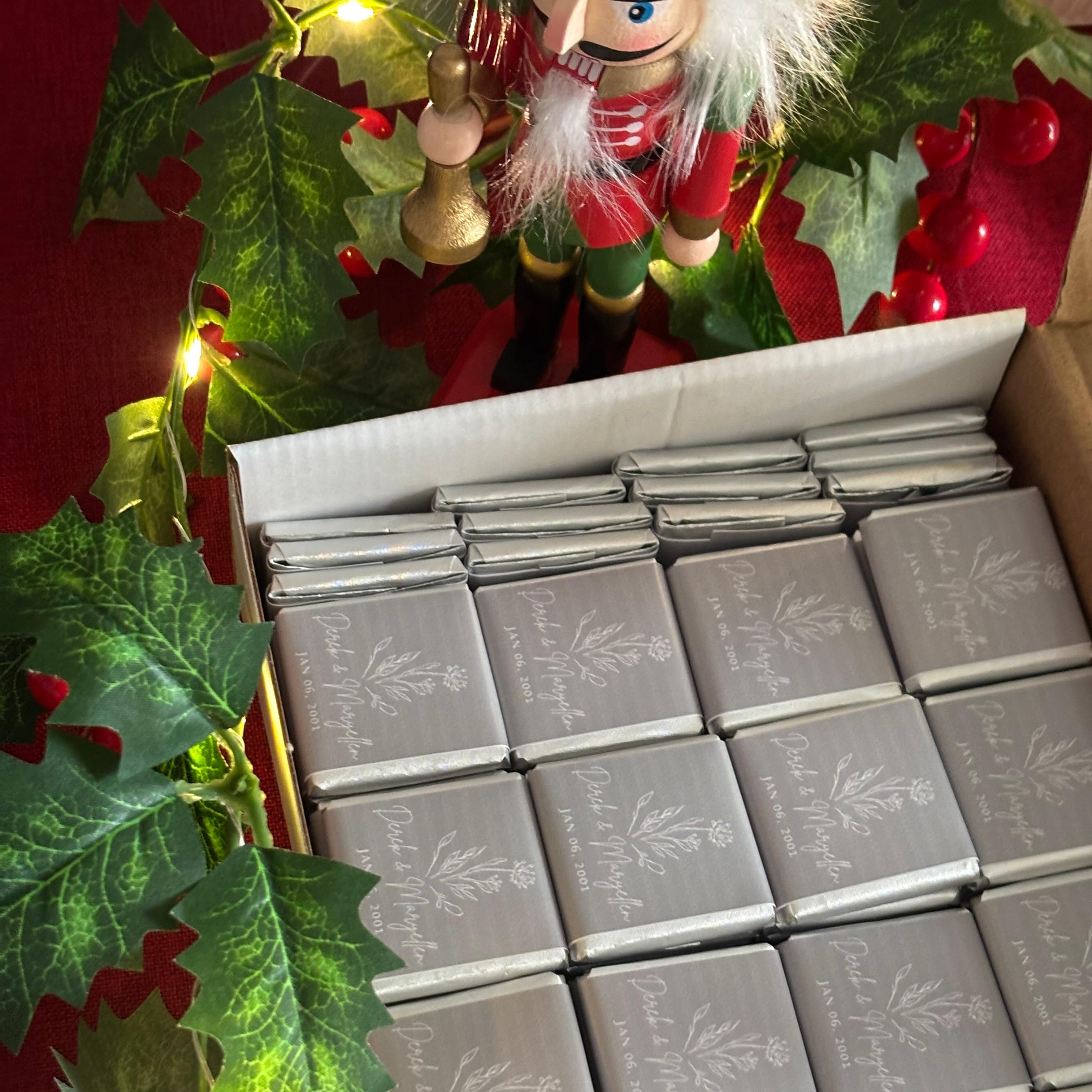 Personalized Wedding Chocolate Favors