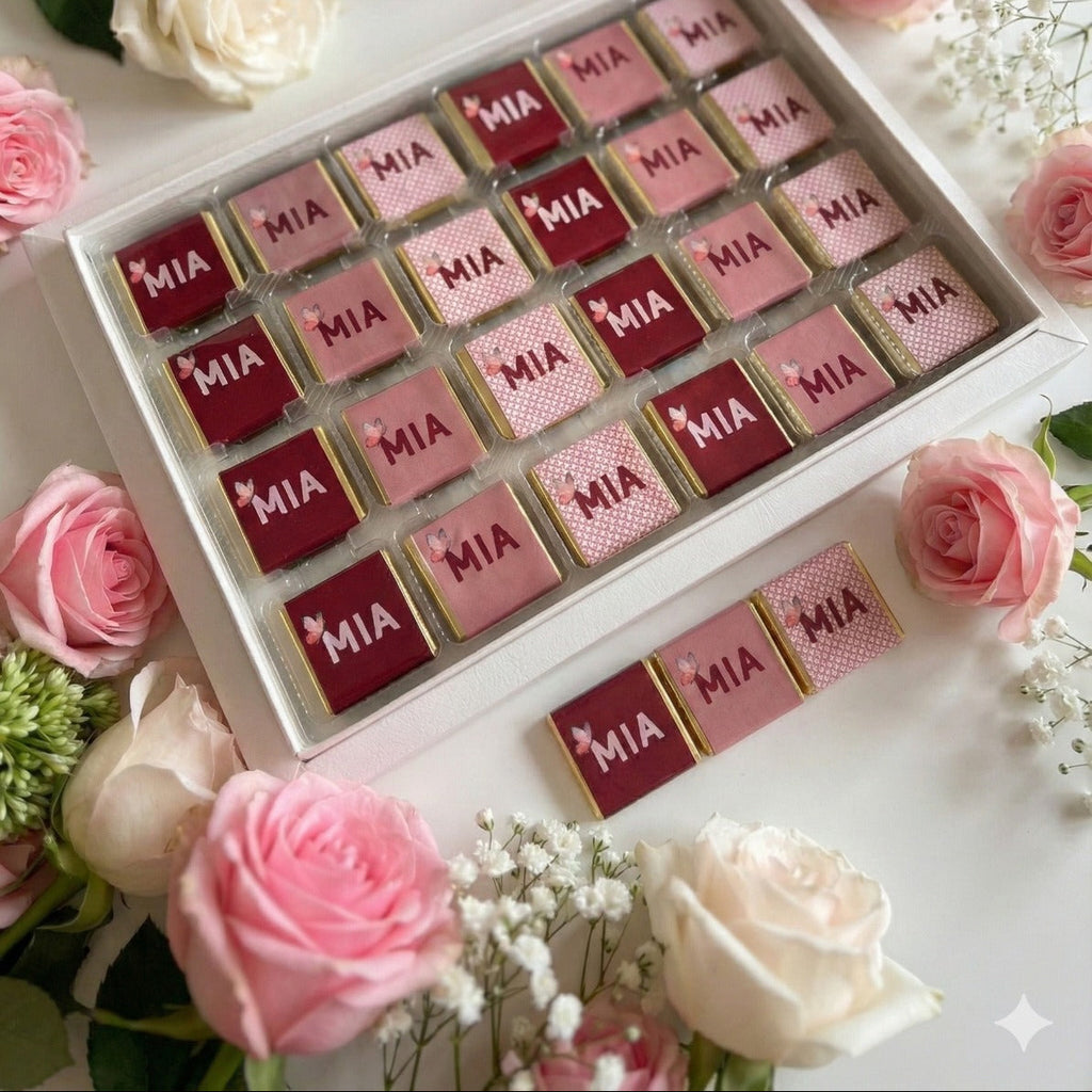 Personalized Baby Shower Chocolate Favors