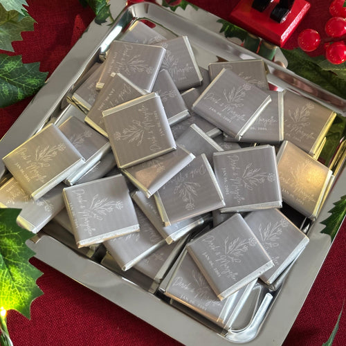 Personalized Wedding Chocolate Favors