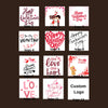 The Amour Anthology: Romantic Keepsake Box - Personalized Valentine's Day Chocolate Favors