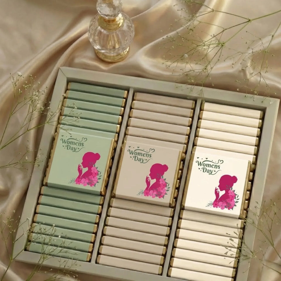 Goddess Aura: Celebrating Female Brilliance - Personalized Women's Day Chocolate Favors
